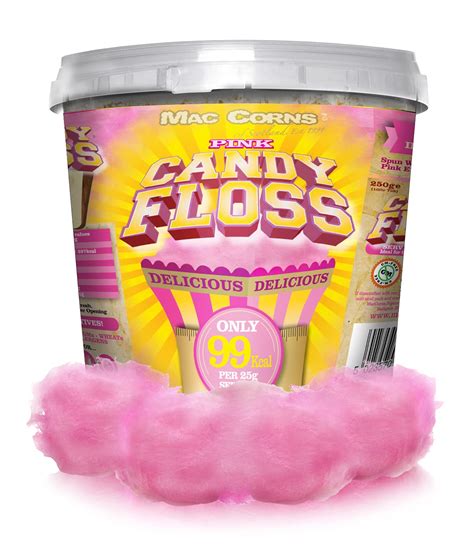 Maccorns Pink Cotton Candy Floss 250g 10ltr Mega Bucket Buy Online