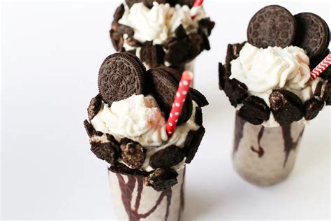 Oreo Cookie Milkshake Recipe Salty Canary