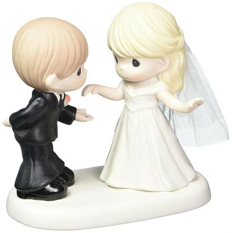 Wedding Couple Precious Moments Figurine Bride Groom May I Have This