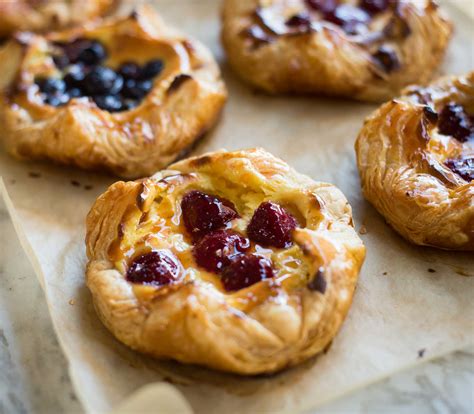 You can even roll it out, line the tart. Blueberry Danish - Careme Pastry