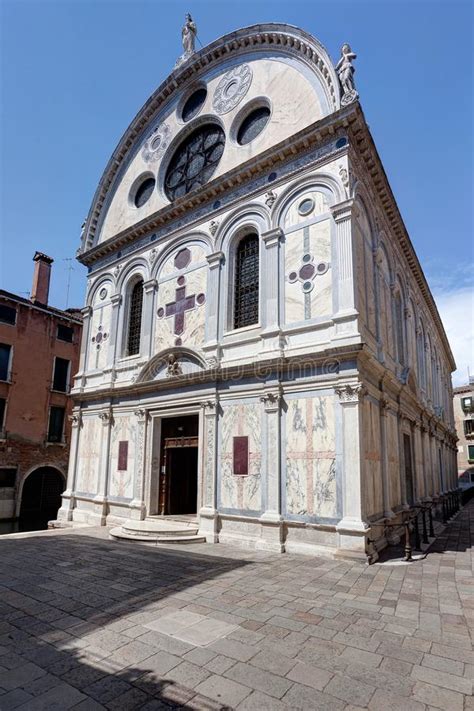 Santa Maria Dei Miracoli Church Venice Italy Stock Image Image Of