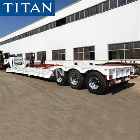 Titan Heavy Duty Equipment Detach Lowboy Oilfield Semi Trailers