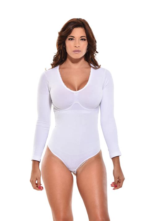 Seamless Body Shaper Body Briefer Shapewear Tummy Control Bodysuit With Arm Shapewear Body