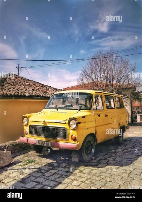 Old Ford van Stock Photo - Alamy