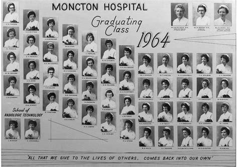 Graduation Class 1960 1969 Moncton Hospital School Of Nursing Alumnae