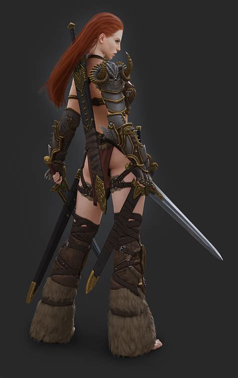 Barbarian Female For Diablo Iii Zbrushcentral