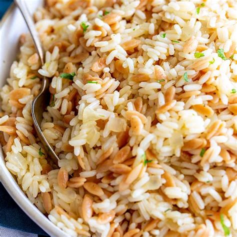 Turkish Rice Pilaf With Orzo Sprinkles And Sprouts