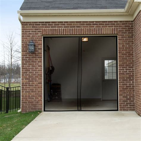 Magnetic One Car Garage Screen Door Tanga