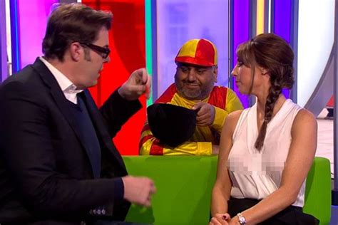 Alex Jones Suffers Live Tv Wardrobe Malfunction In See Through Top On The One Show Ok Magazine