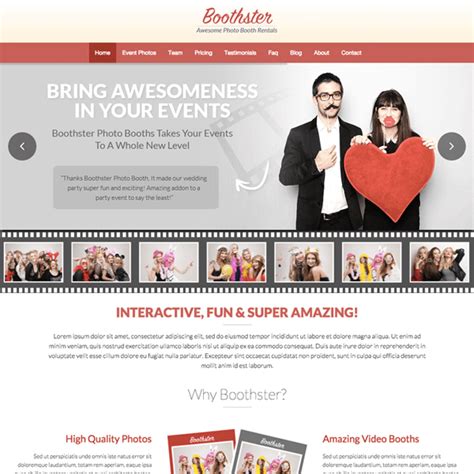 See more ideas about exhibition design, booth design, exhibition booth. Techbooth - Photo Booth Wordpress Theme