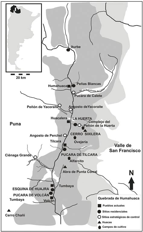 Quebrada De Humahuaca Map