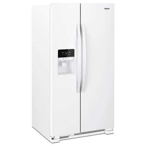 Whirlpool 22 Cu Ft Side By Side Refrigerator Energy Star White