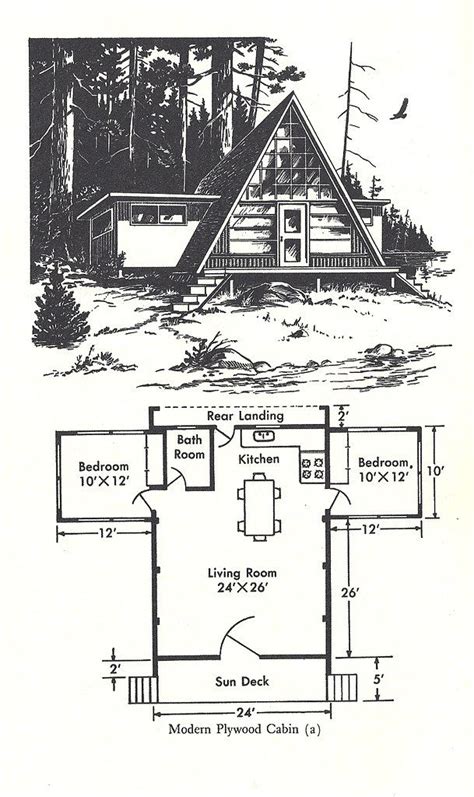 Wilderness Cabin 3 A Frame House Plans A Frame House Cabin House Plans