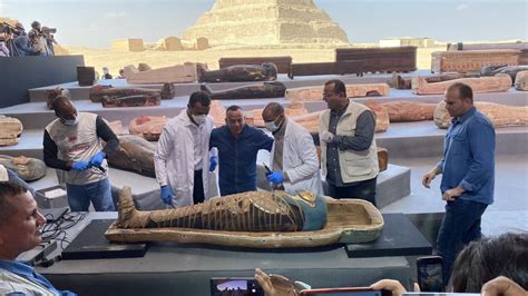 Archaeologists Uncover 100 Mummies In Burial Site Of Saqqara In Egypt