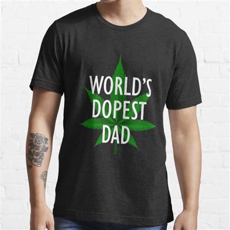 Worlds Dopest Dad T Shirt By Maazouz Redbubble