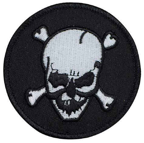 Skull And Crossbones Patch Iron On Etsy