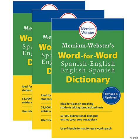 Merriam Webster Merriam Websters Word For Word Spanish English