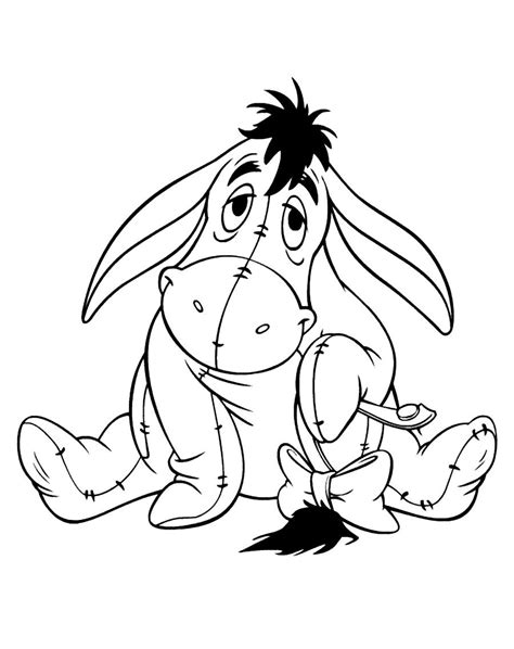 Eeyore Coloring Pages Coloringme Com