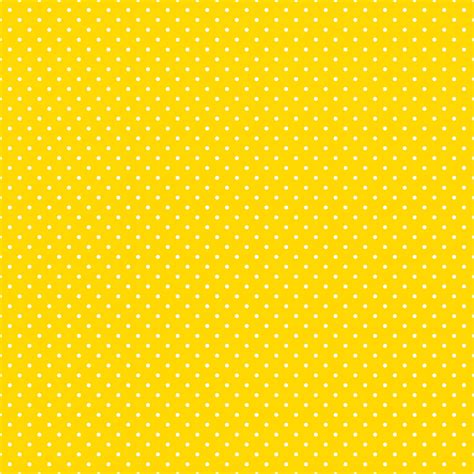Mickey Mouse Pattern Of White Polka Dots On A Yellow Background Royalty