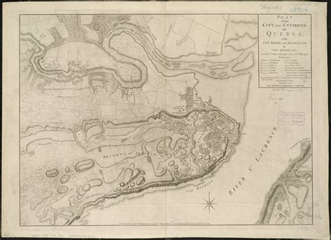 Plan Of The City And Environs Of Quebec With Its Siege An Flickr