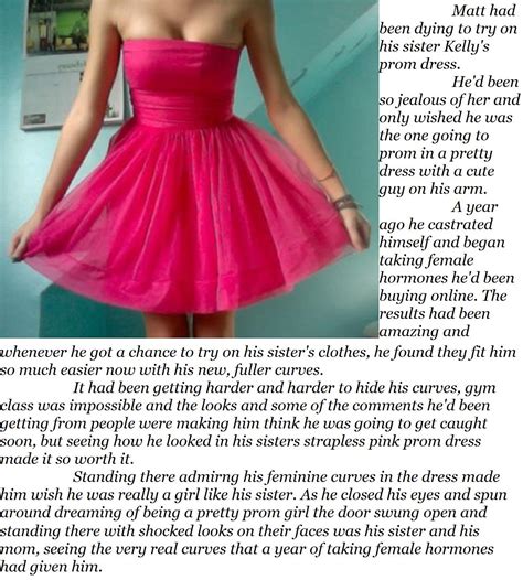 Eric S Transgender Captions Missy S Prom Dress D