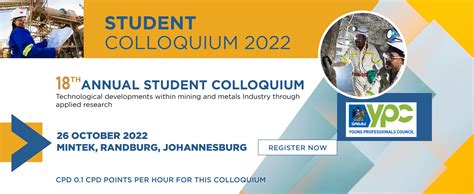 Saimm Student Colloquium 2022 Upcoming Events
