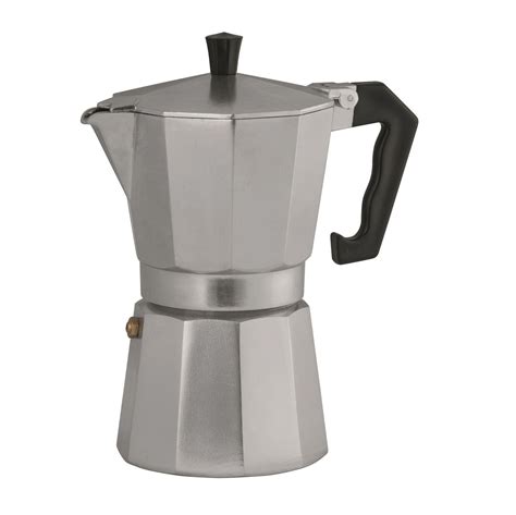 Avanti 6 Cup Classic Percolator Espresso Coffee Maker Aluminium Moka