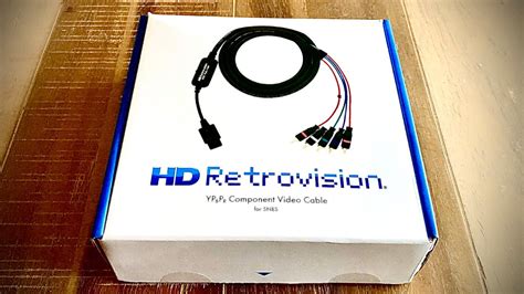Hd Retrovision Ypbpr Component Cable Snes Ambient Unboxing Youtube