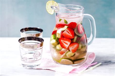 Cucumber Strawberry Detox Water Recipe — Eatwell101