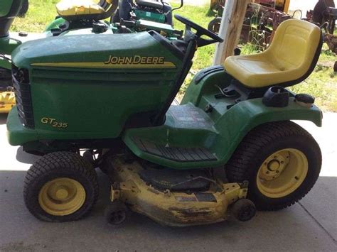 John Deere Gt235 Riding Lawn Mower 48” Deck Sherwood Auctions