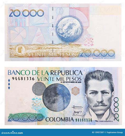 Colombian money stock image. Image of business, market - 13957287