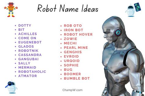 550 Robot Names That Speak To The Future