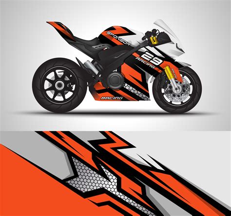 Motorcycle Sticker Vector Art Icons And Graphics For Free Download