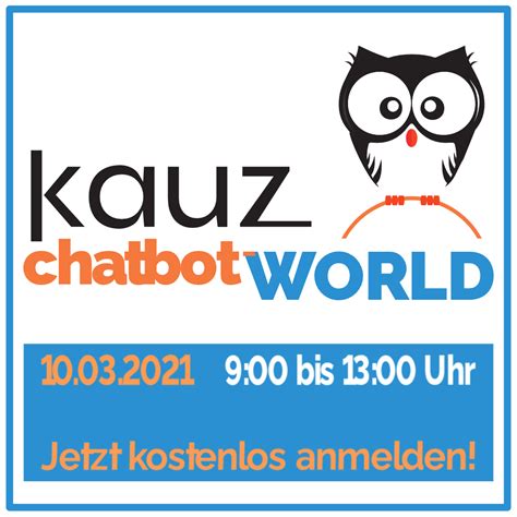 Kauz Chatbot World 2021 - Die Online-Konferenz zu Chatbots!