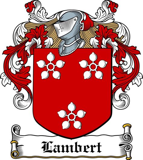 Lambert Family Crest / Irish Coat of Arms Image Download - Download...