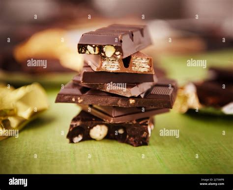 Pile Assorted Chocolate Bars Hi Res Stock Photography And Images Alamy