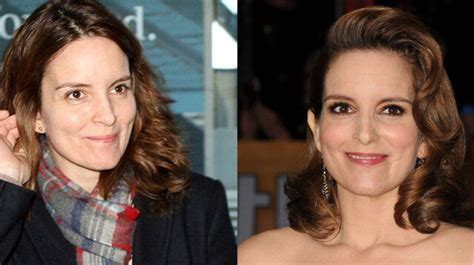 Celebrities Without Makeup Tina Fey Looks Better Bare Faced Photos