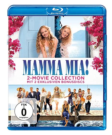 Mamma Mia Mamma Mia Here We Go Again 2 Bonus Discs Blu Ray Amazonde Streep Meryl