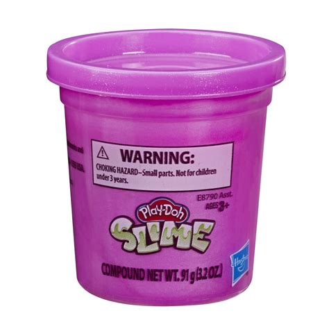 Play Doh Brand Slime Single 32 Ounce Can Of Metallic Purple Slime