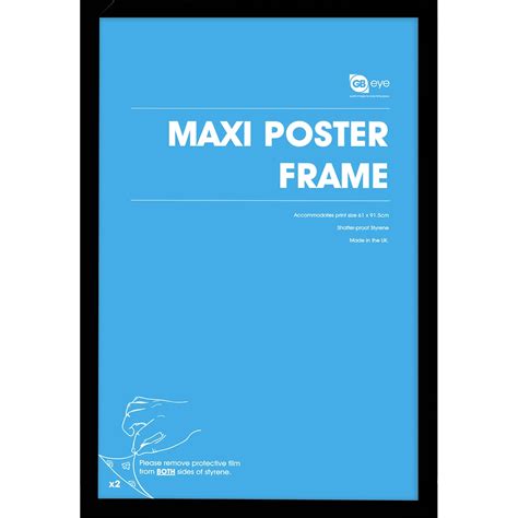 Maxi Poster Frame Black At Mighty Ape Nz