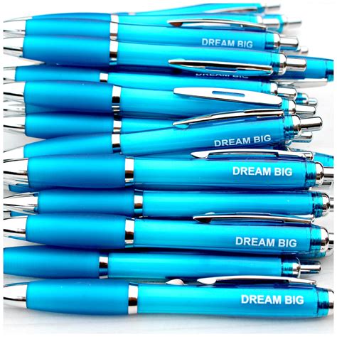 Dream Big Pen Black Ballpoint Biro Blue Stationery Etsy
