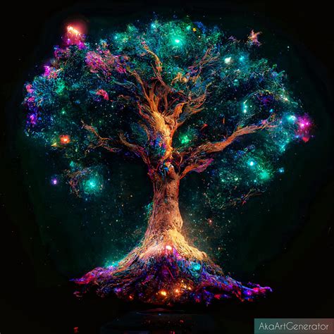 Artstation Cosmic Trees Of Life 🌌 🍃