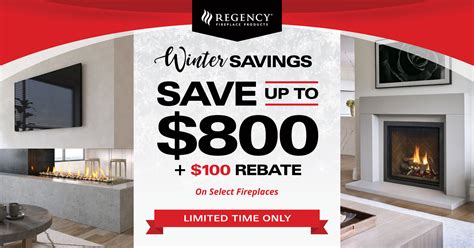 Regency Fireplace Rebate