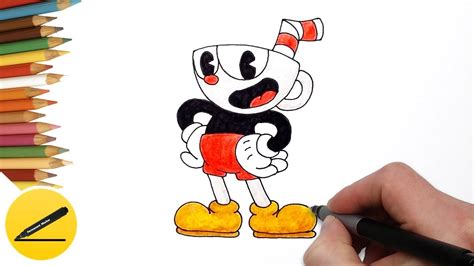 How To Draw Cuphead Cuphead Game Step By Step Draw Game Characters