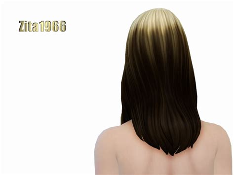 The Sims Resource 2 Tone Blond And Brown Hair