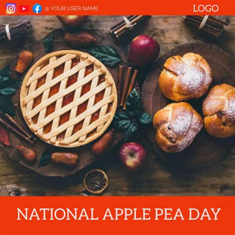 National Apple Pie Day Template Postermywall