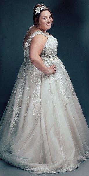 Plus size wedding dresses are produced in traditional. The Big Day plus-size bridal shop where every woman is ...