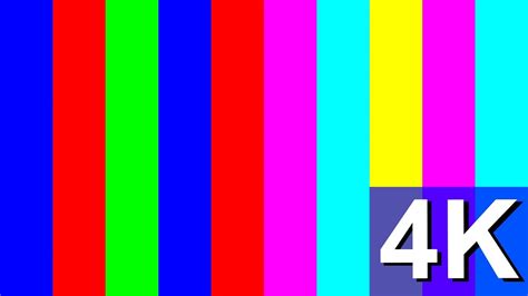 Color Test Pattern Youtube