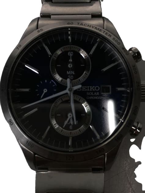 seiko solar analog navy slv v172 0ap0 6cdb verygood wristwatch f s japan ebay