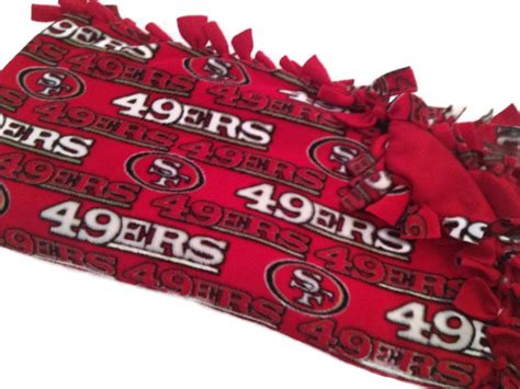 San Francisco 49ers Blanket Nfl Football By Blanketsunlimited